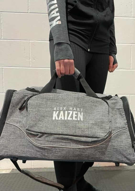 Alex Hart KAIZEN Martial Arts Grey Duffel Bag