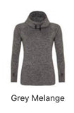 AHK Gym and Fitness Cowl Neck Dynamic Top Women's - Performance 5 Colours Available